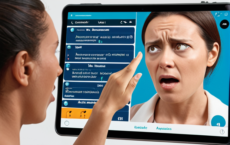 **Image Prompt 1: The Modern Pronunciation Journey**
A person, initially looking frustrated while attempting to pronounce complex French sounds (like the 'r' or nasal vowels), transitions to confidently interacting with a state-of-the-art language learning app on a tablet. The app displays advanced AI voice analysis, showing intricate sound waves and real-time feedback, highlighting a moment of successful articulation and discovery. The scene is bright and optimistic, showcasing technological assistance.